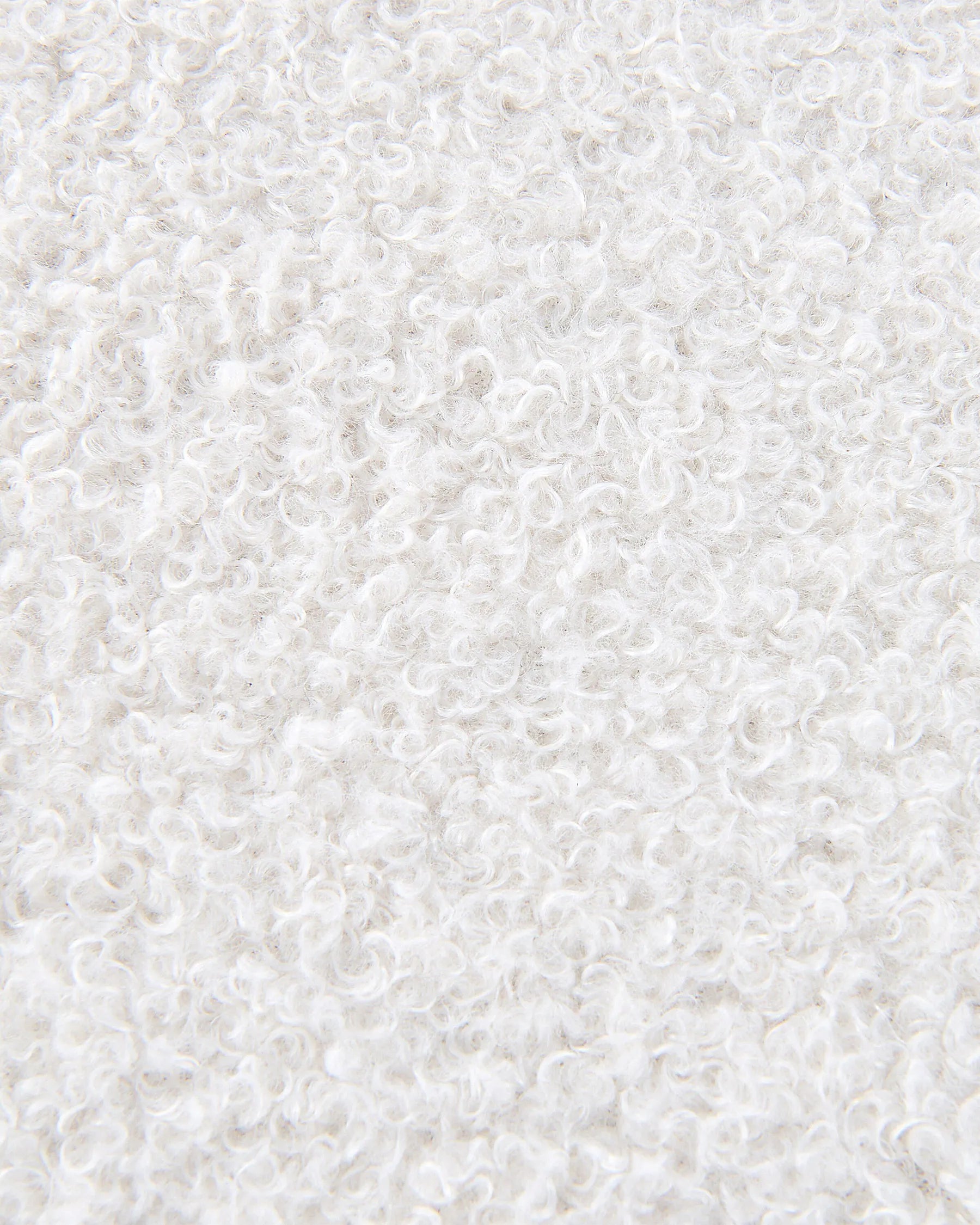 Armchair LOVIISA Boucle White