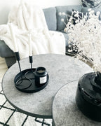 Set of 3 Coffee Tables MELODY Grey Concrete Effect