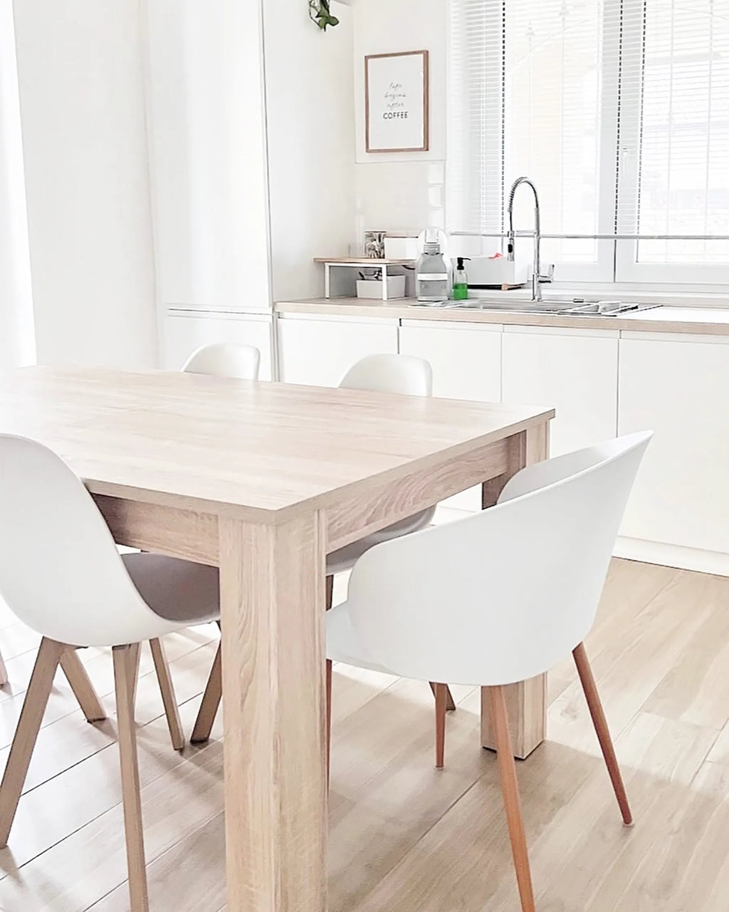 Set of 2 Dining Chairs BLAYKEE White