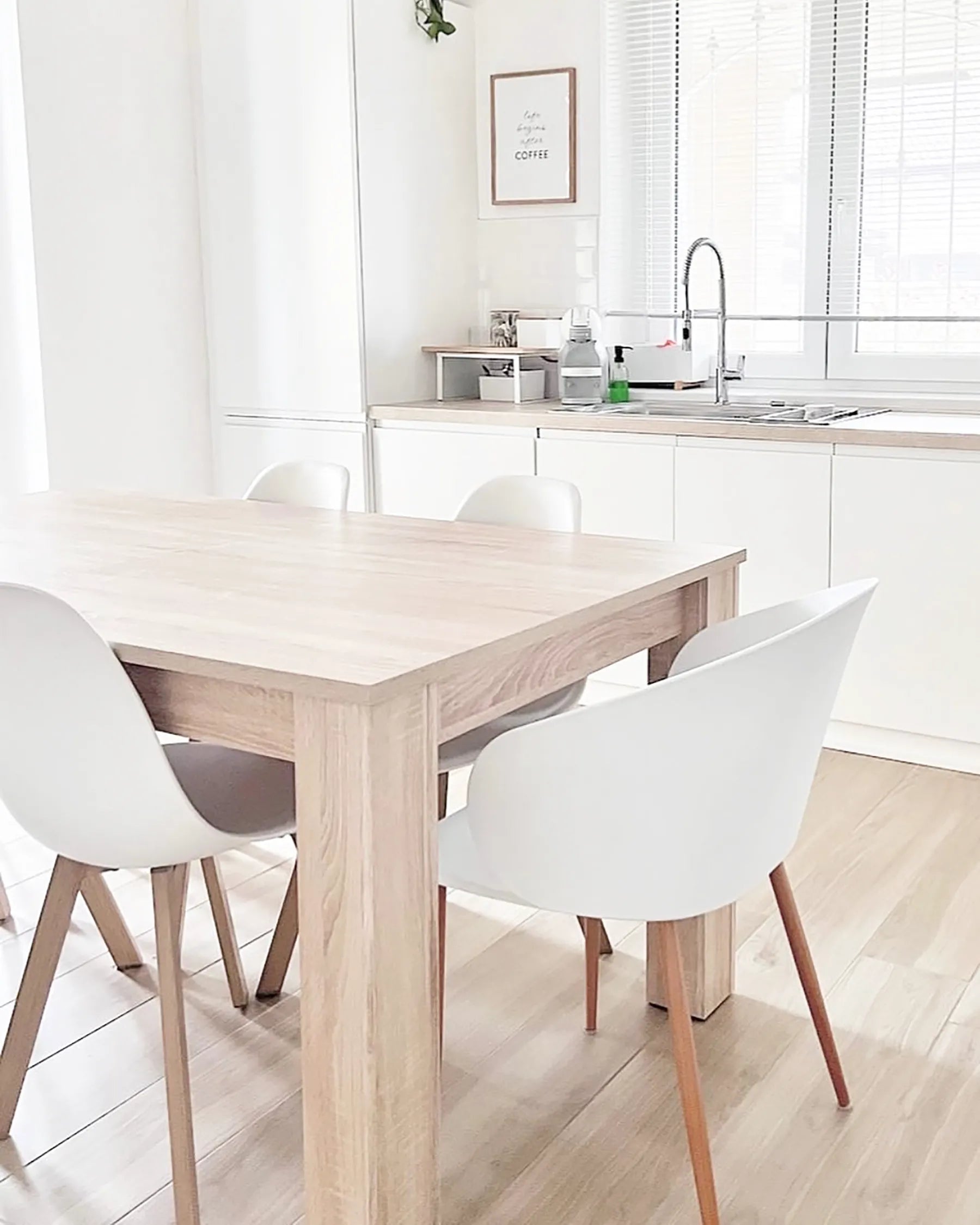 Set of 2 Dining Chairs BLAYKEE White