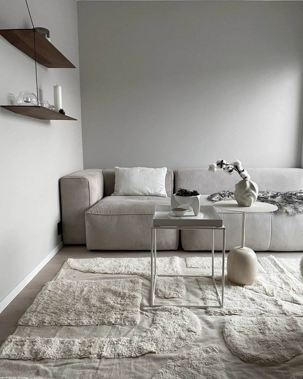 Side Table SAXON Metal White