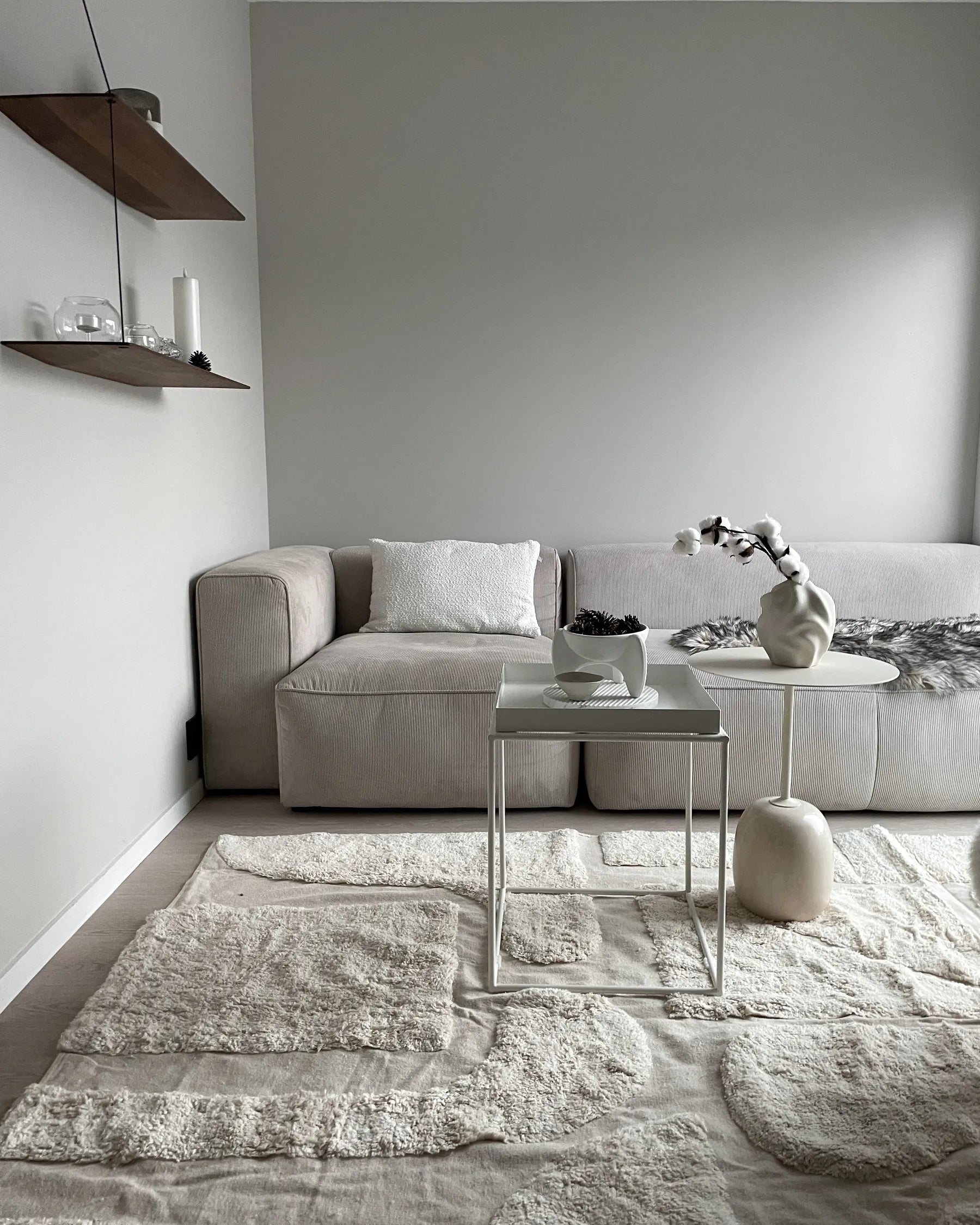 Side Table SAXON Metal White