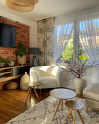 Armchair LOEN Boucle White