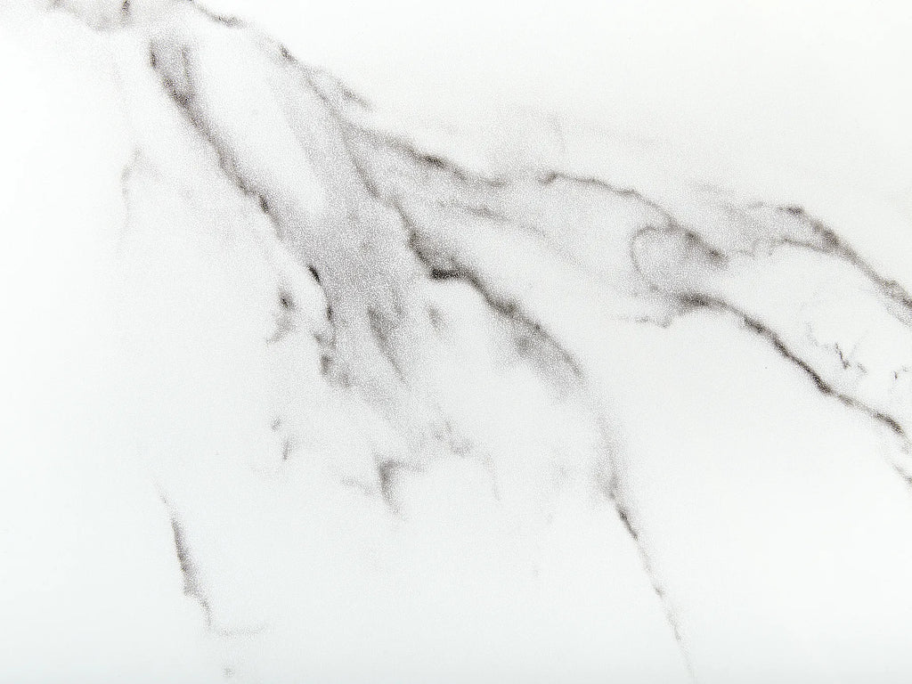 Dining Table ATTICA Marble/ Gold 120 cm 70 cm Tempered Glass