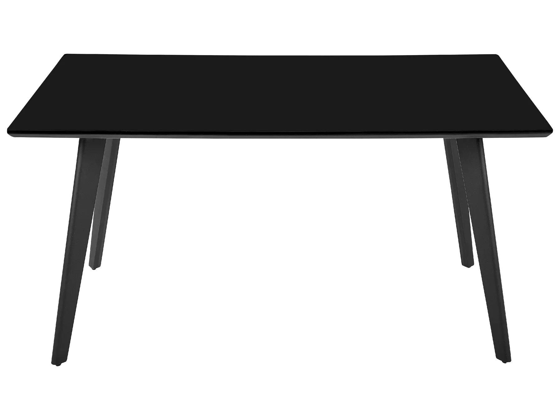 Dining Table DORCAS Black 150 cm 90 cm