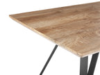 Dining Table UPTON Light Brown 140 cm 80 cm