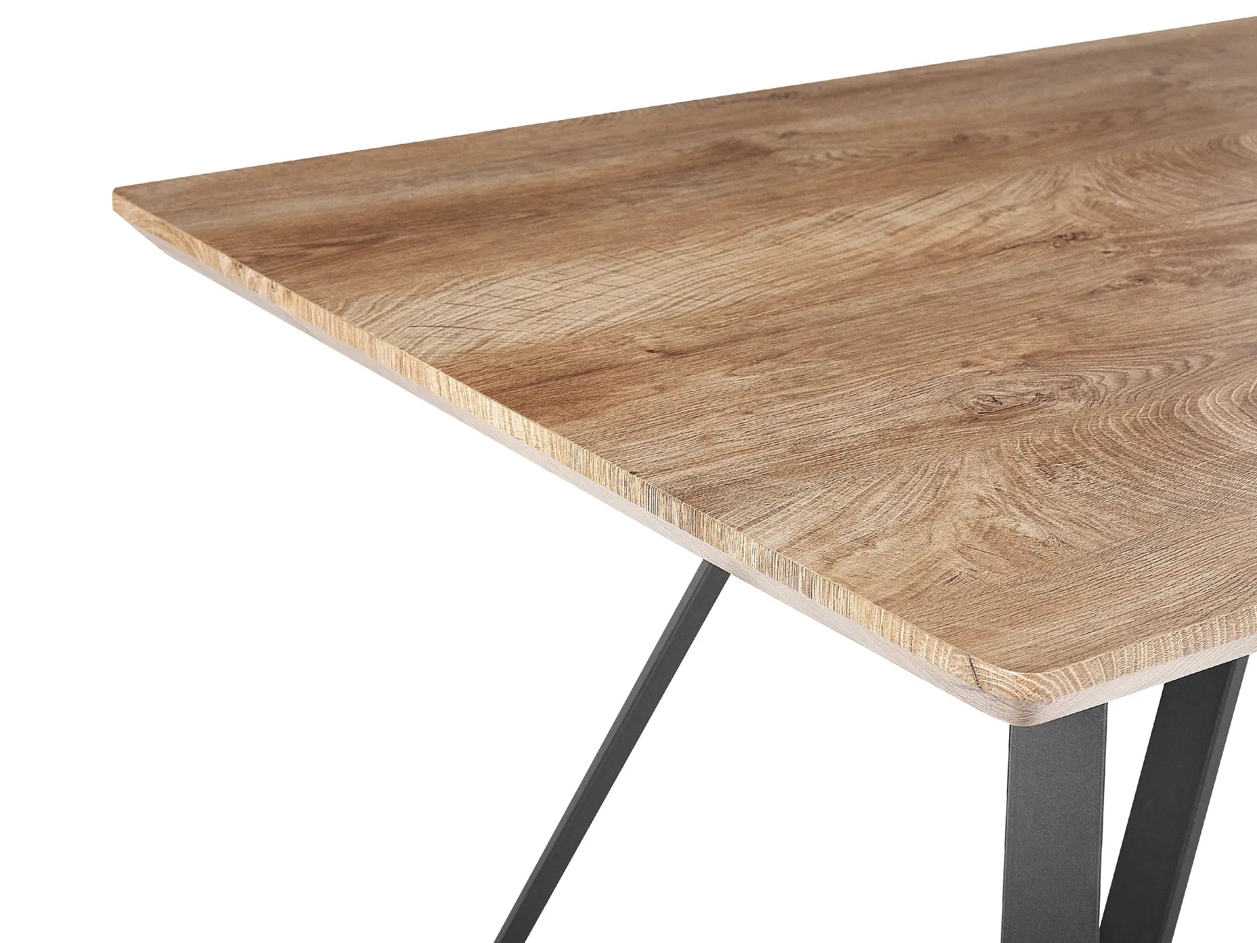 Dining Table UPTON Light Brown 140 cm 80 cm