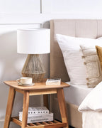 Side Table TULARE Wood Light Brown