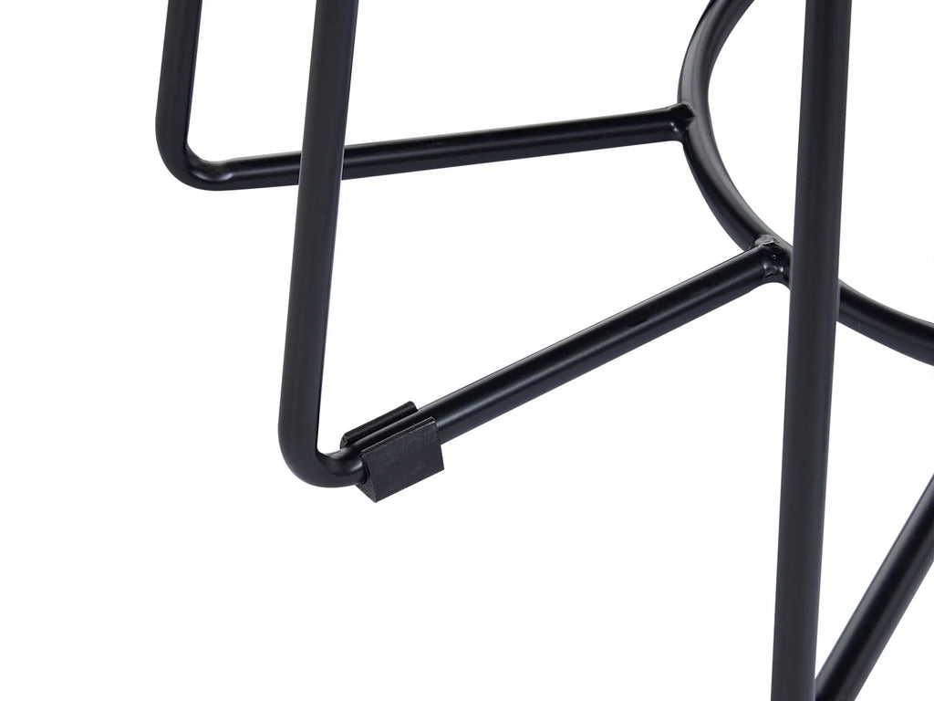 Coffee Table BERNIE Tempered Glass Black Marble