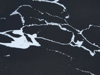 Coffee Table BERNIE Tempered Glass Black Marble