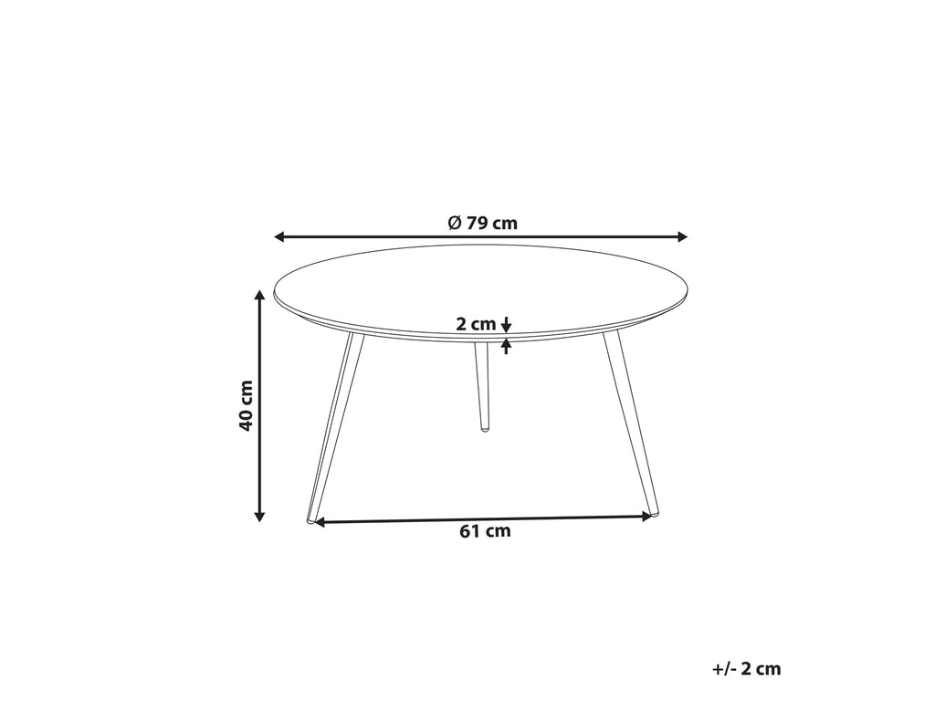 Coffee Table EFFIE White Marble