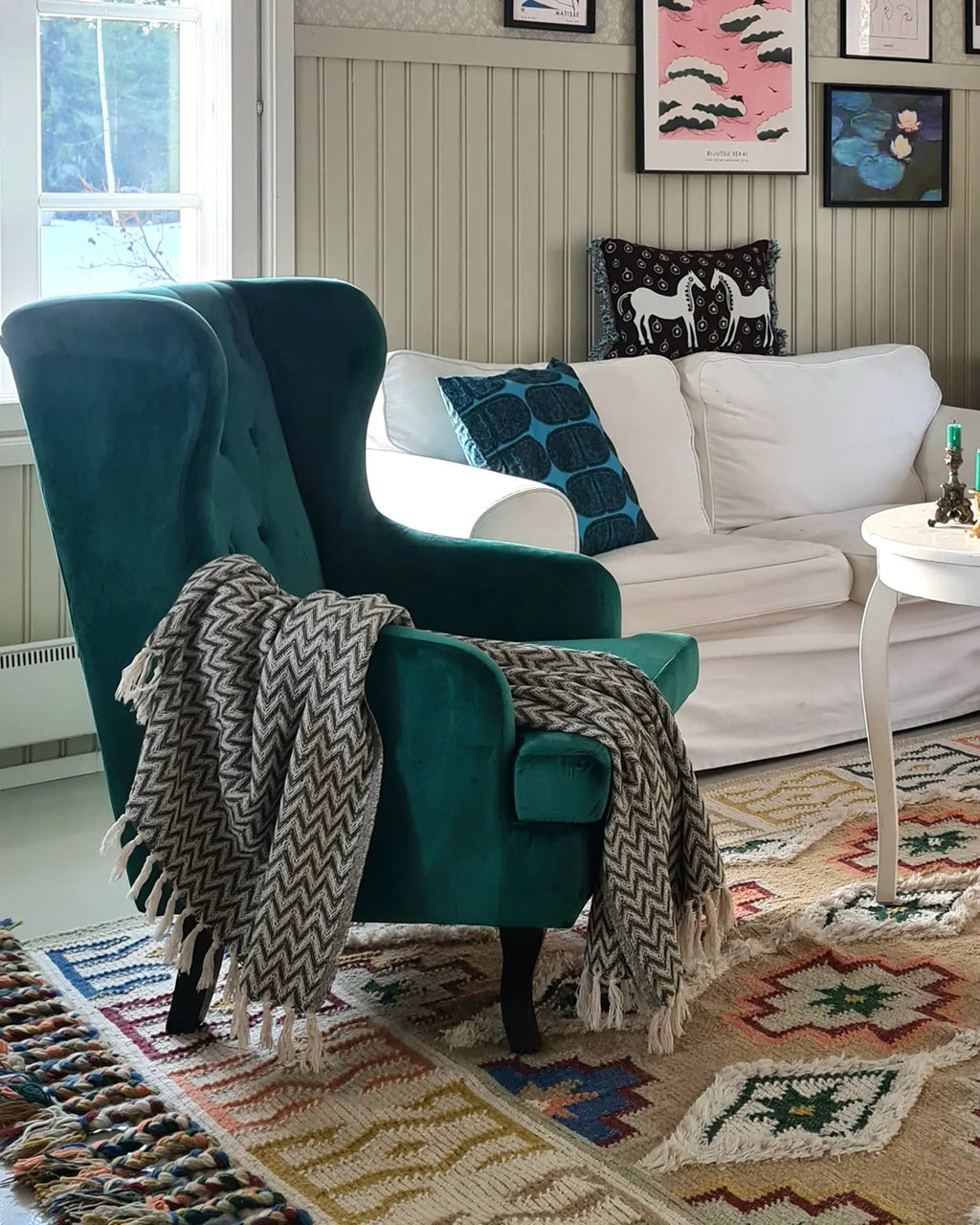 Armchair ALTA Velvet Dark Green