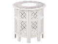 Side Table BADHI Mango Wood White