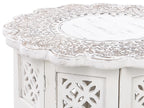 Side Table BADHI Mango Wood White