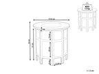 Side Table ELARA Mango Wood White