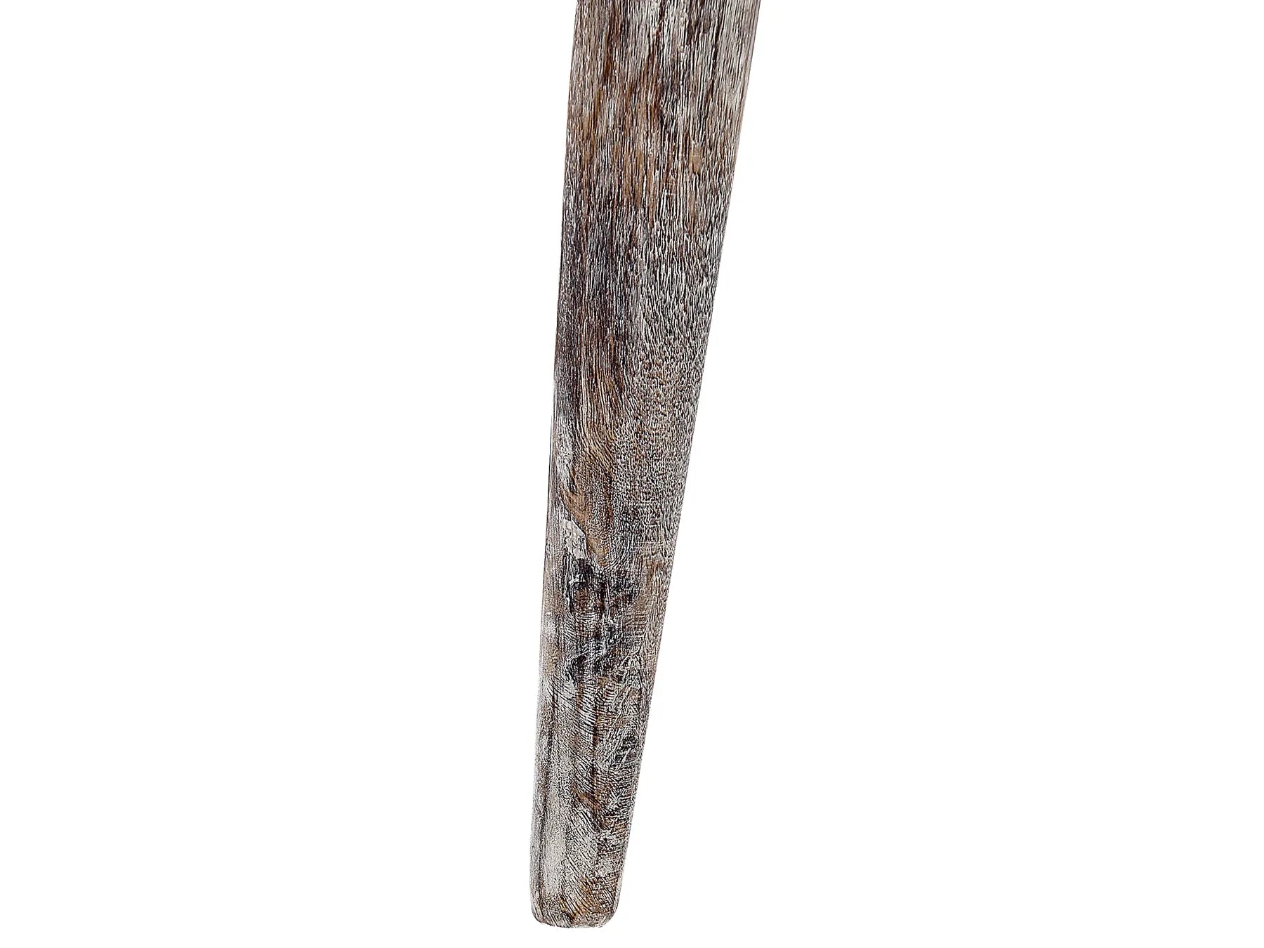 Set of 2 Side Tables BARJU Mango Wood White