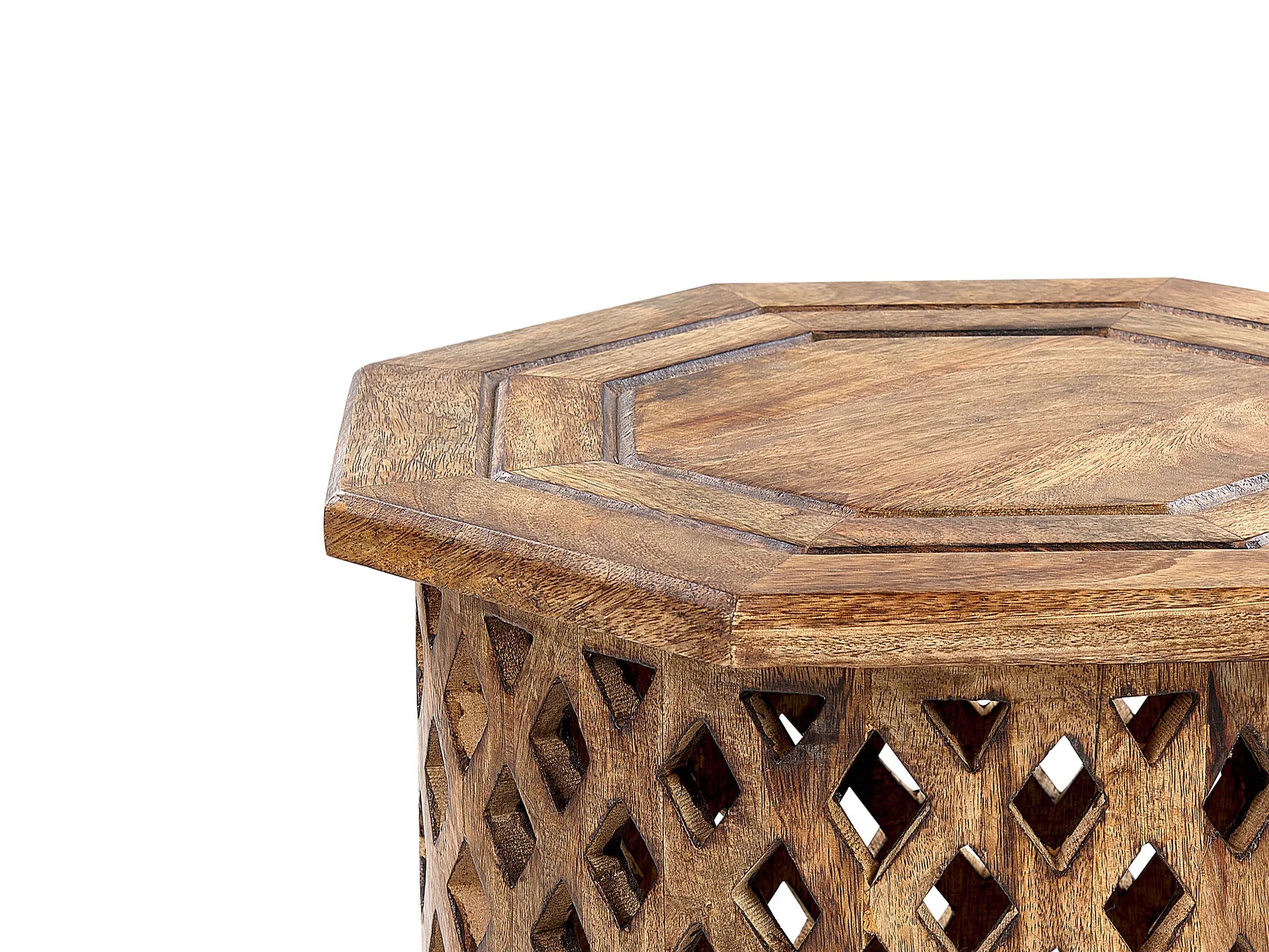 Side Table KHANPUR Mango Wood Brown