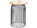 Side Table WILLS Mango Wood Brown/ Black