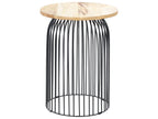 Side Table WILLS Mango Wood Brown/ Black
