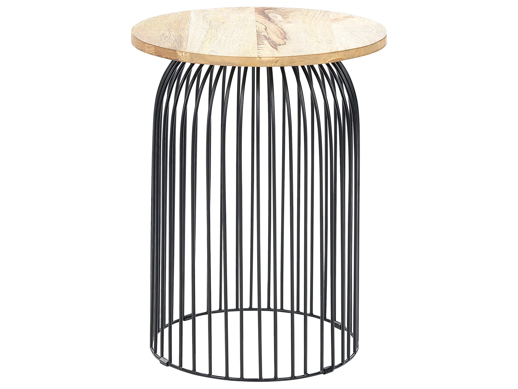Side Table WILLS Mango Wood Brown/ Black