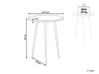 Side Table TELFER Metal Gold