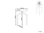 Side Table TIHOI Marble Black/ White
