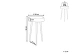 Side Table TAUPO Metal Gold
