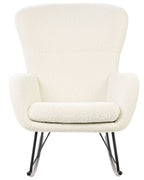 Rocking Chair ANASET Boucle Light Beige
