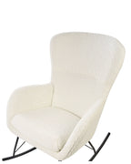 Rocking Chair ANASET Boucle Light Beige