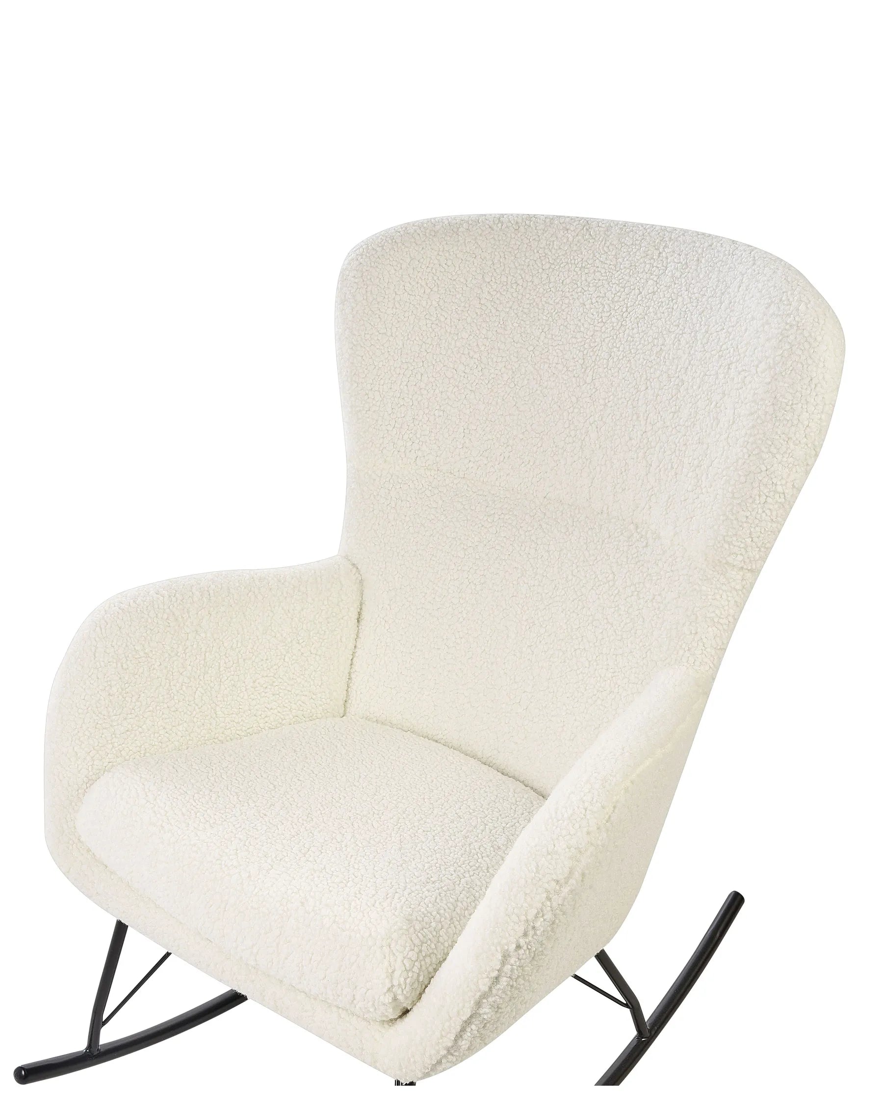Rocking Chair ANASET Boucle Light Beige