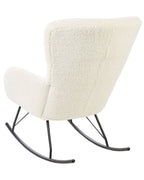 Rocking Chair ANASET Boucle Light Beige