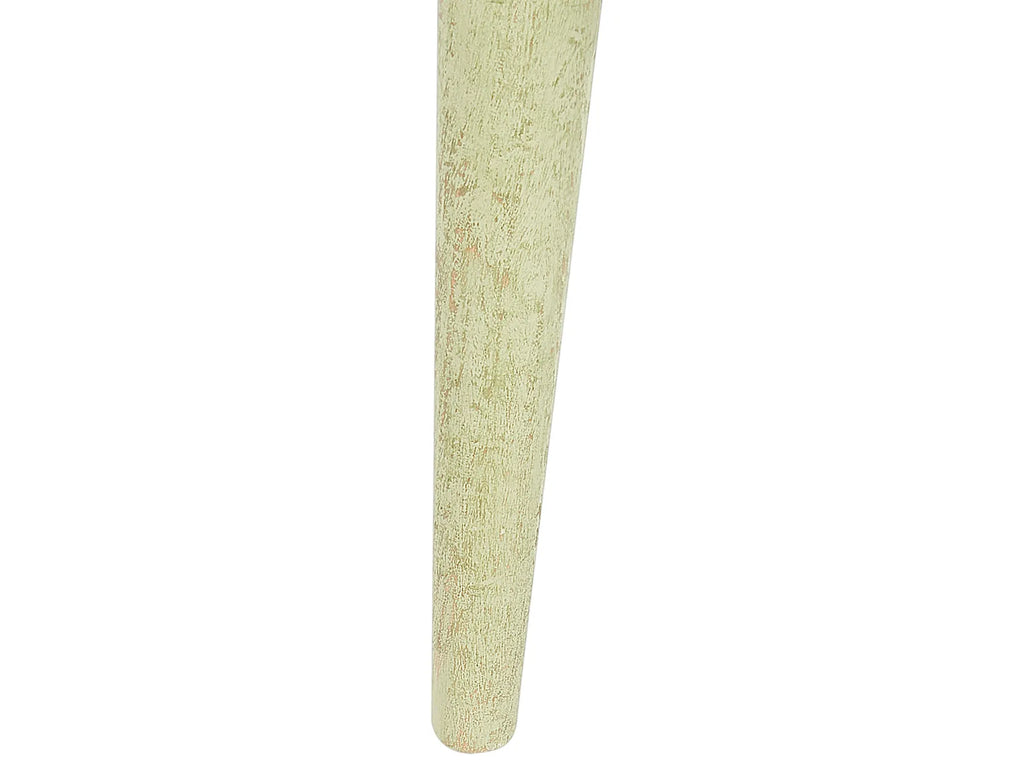 Set of 2 Side Tables BELIDHA Mango Wood Light Green