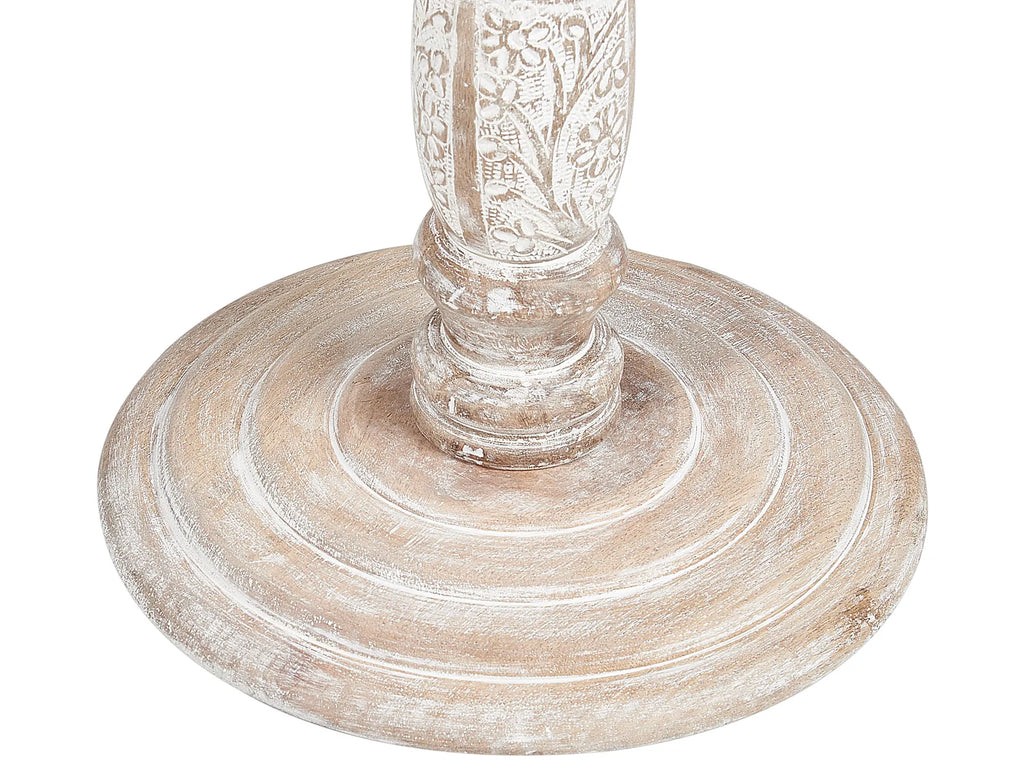 Side Table JAMBIA Mango Wood Off-White