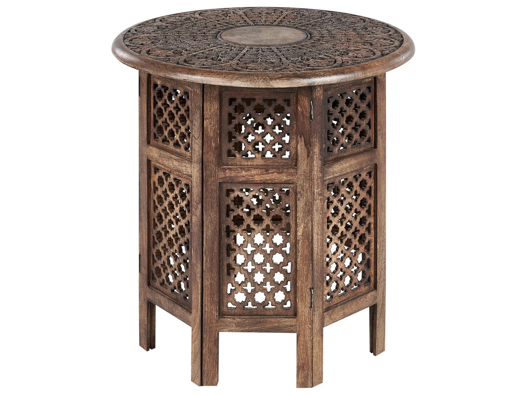 Side Table KUMALI Mango Wood Brown
