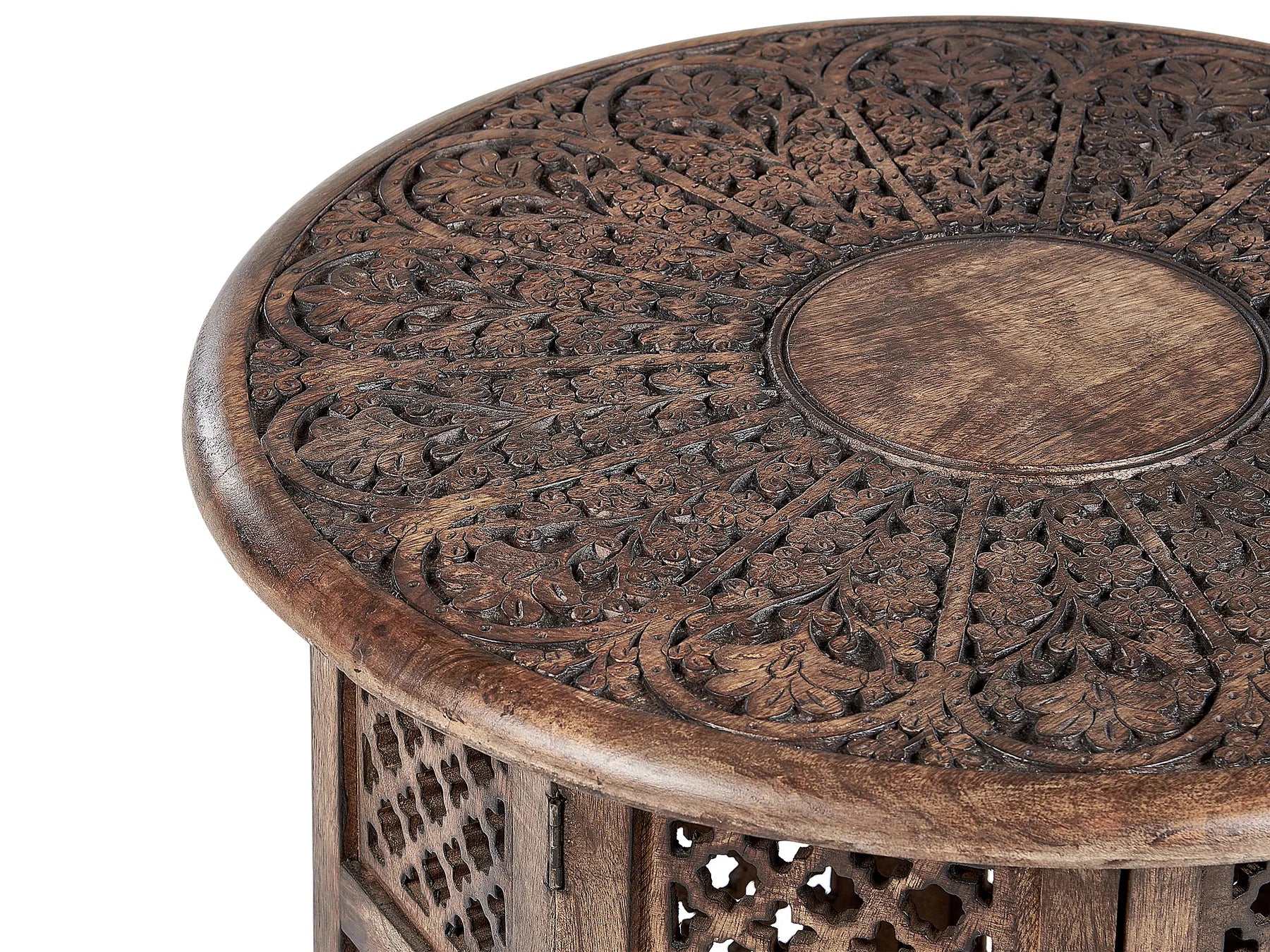 Side Table KUMALI Mango Wood Brown