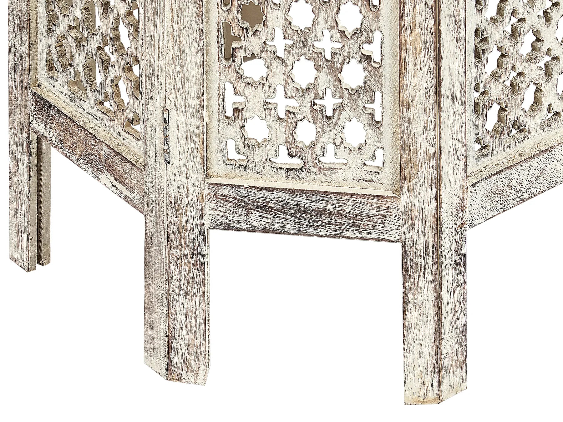 Side Table SANTRA Mango Wood Light Brown