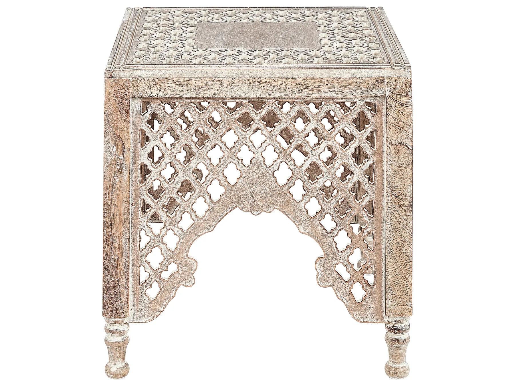 Side Table KADMA Mango Wood Light Brown