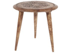 Set of 2 Side Tables TURUA Mango Wood Brown