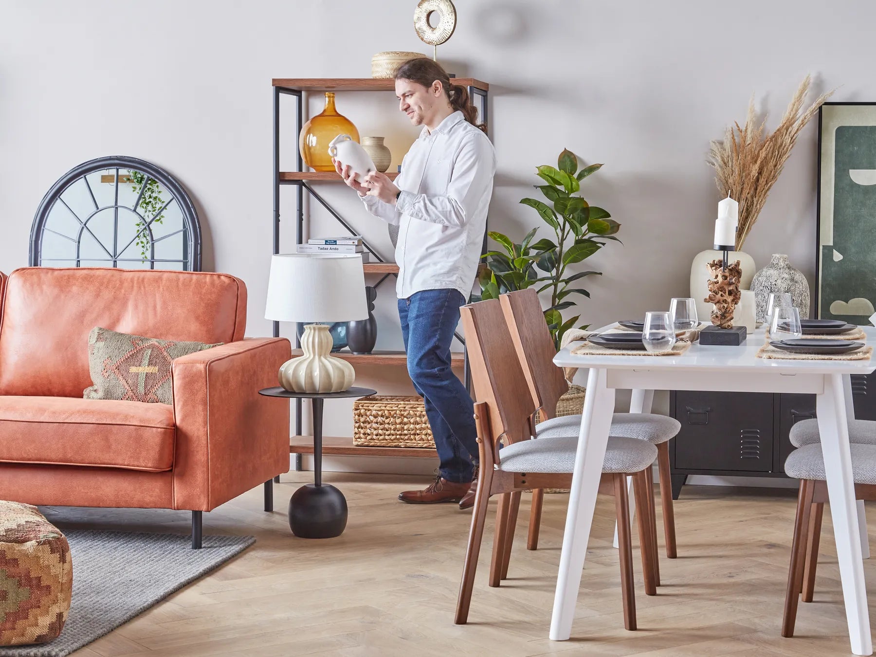 Side Table EUCLA Metal Black
