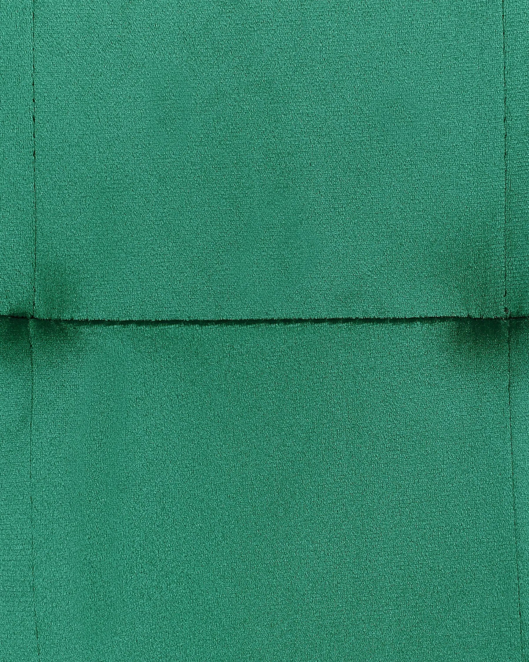 Set of 2 Dining Chairs JASMIN Velvet Emerald Green