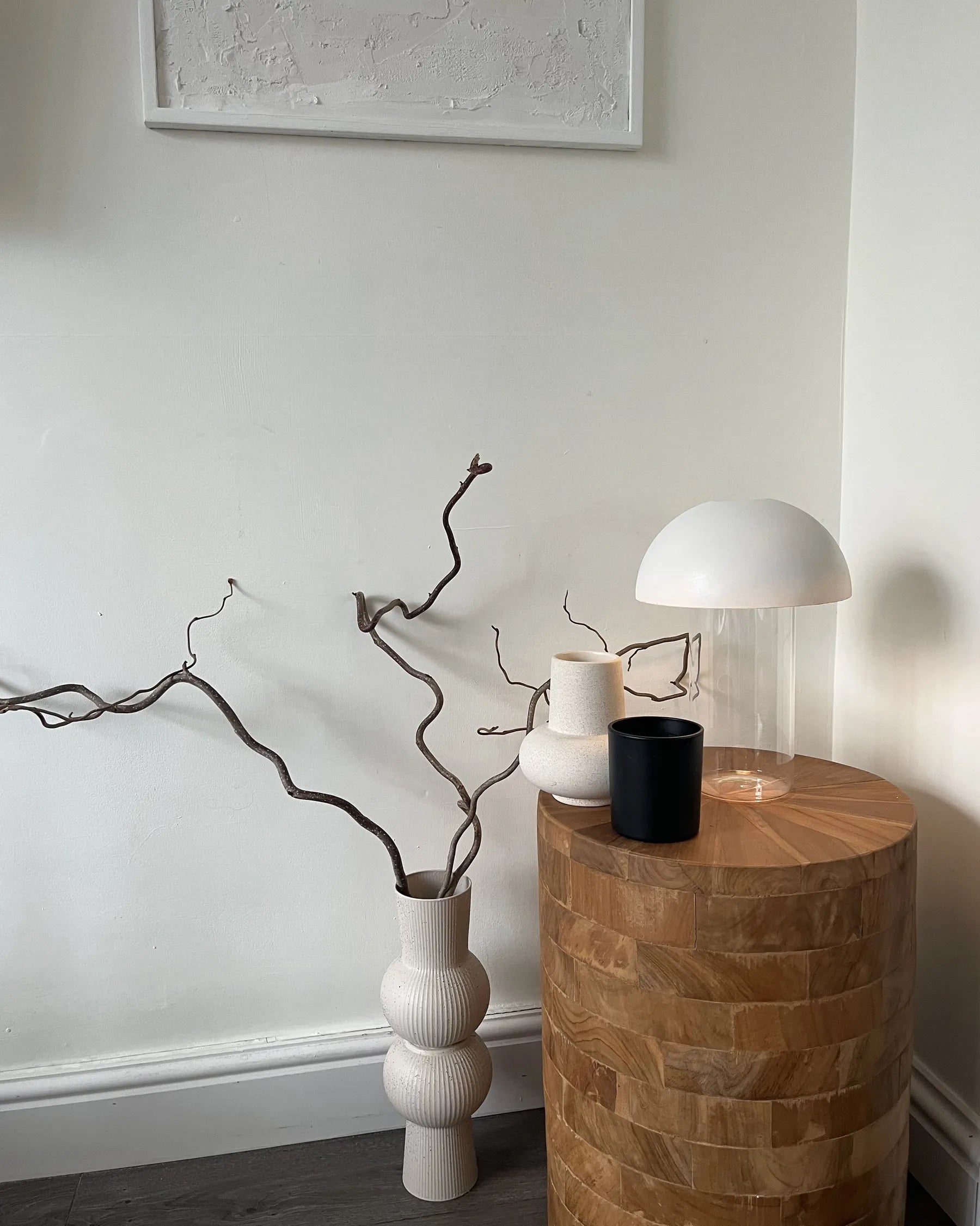 Side Table BRANT Teak Wood Brown