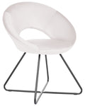 Dining Chair RACHEL Velvet Off-White