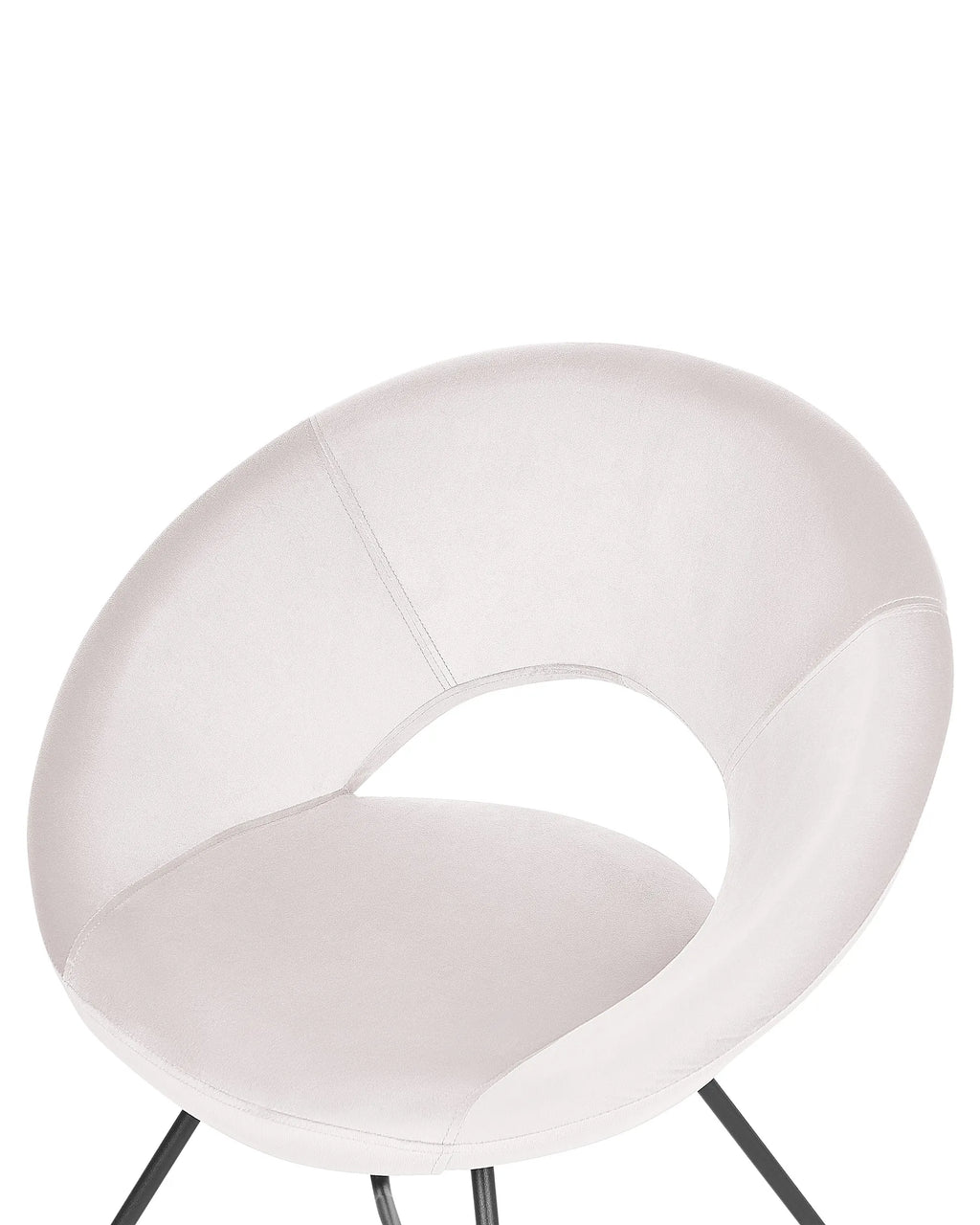 Dining Chair RACHEL Velvet Off-White