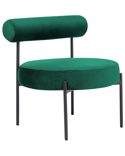 Armchair ALPHA Velvet Emerald Green