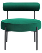 Armchair ALPHA Velvet Emerald Green
