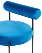 Armchair ALPHA Velvet Navy Blue