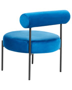 Armchair ALPHA Velvet Navy Blue