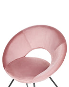 Dining Chair RACHEL Velvet Pink