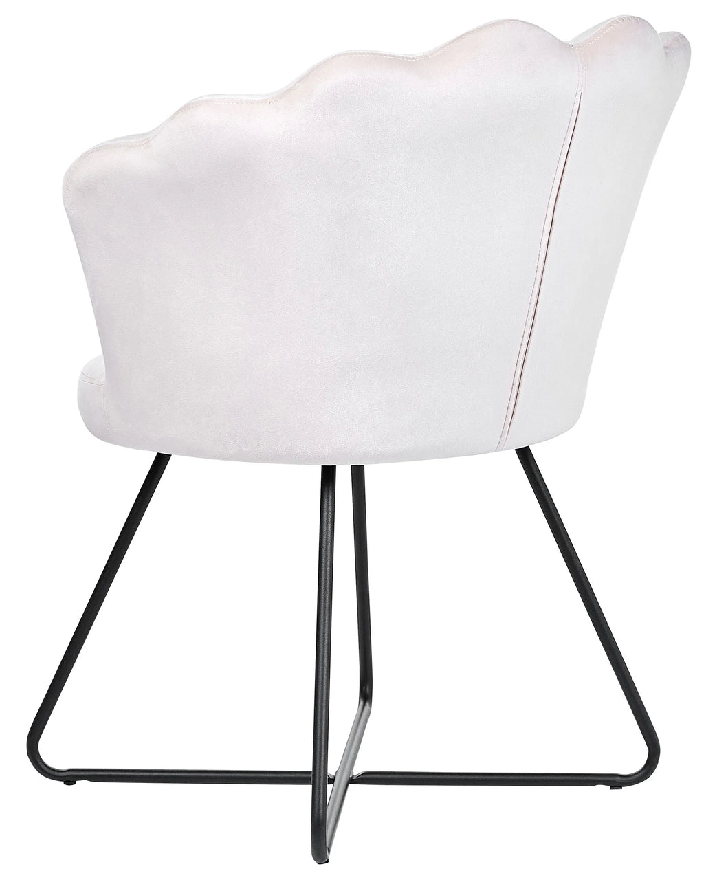 Armchair LOVELOCK Velvet Off-White