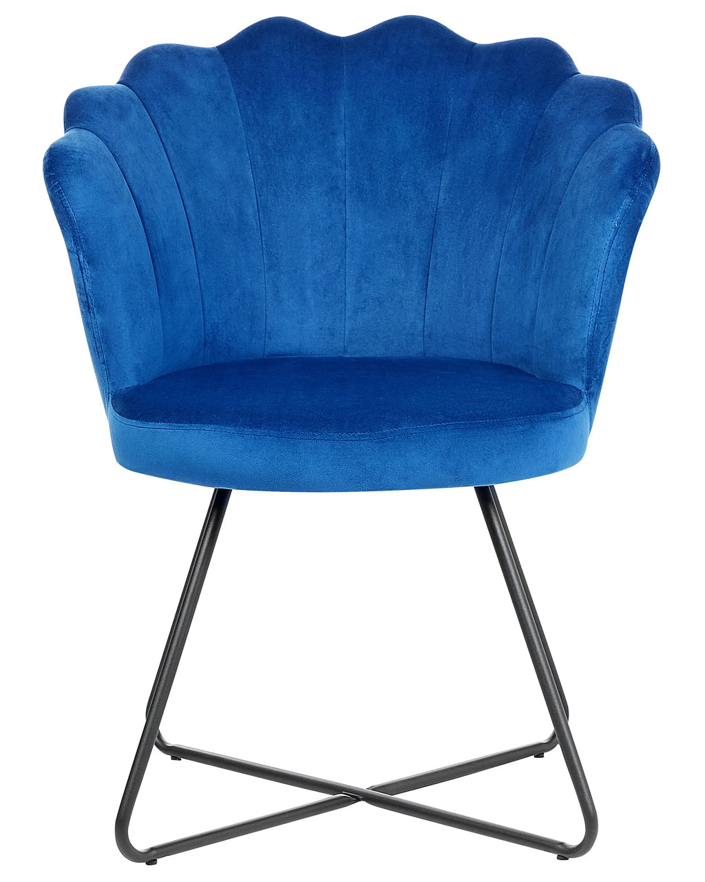 Armchair LOVELOCK Velvet Navy Blue